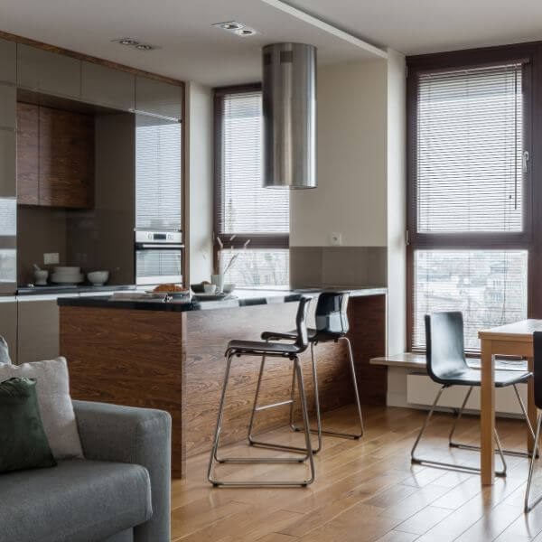 High-end apartments for sale in Sydney showcasing spacious kitchen and dining spaces by Verde Properties