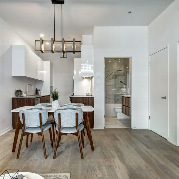 Premium units for sale in Northwest Sydney with open-plan dining and kitchen areas by Verde Properties